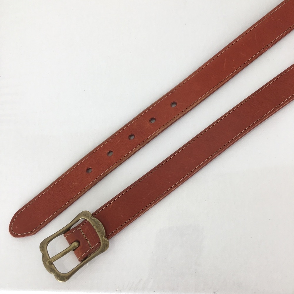 Martin Dingman Men’s Brown Leather Belt Size XL Italian Made Preppy Old Money - Picture 3 of 10